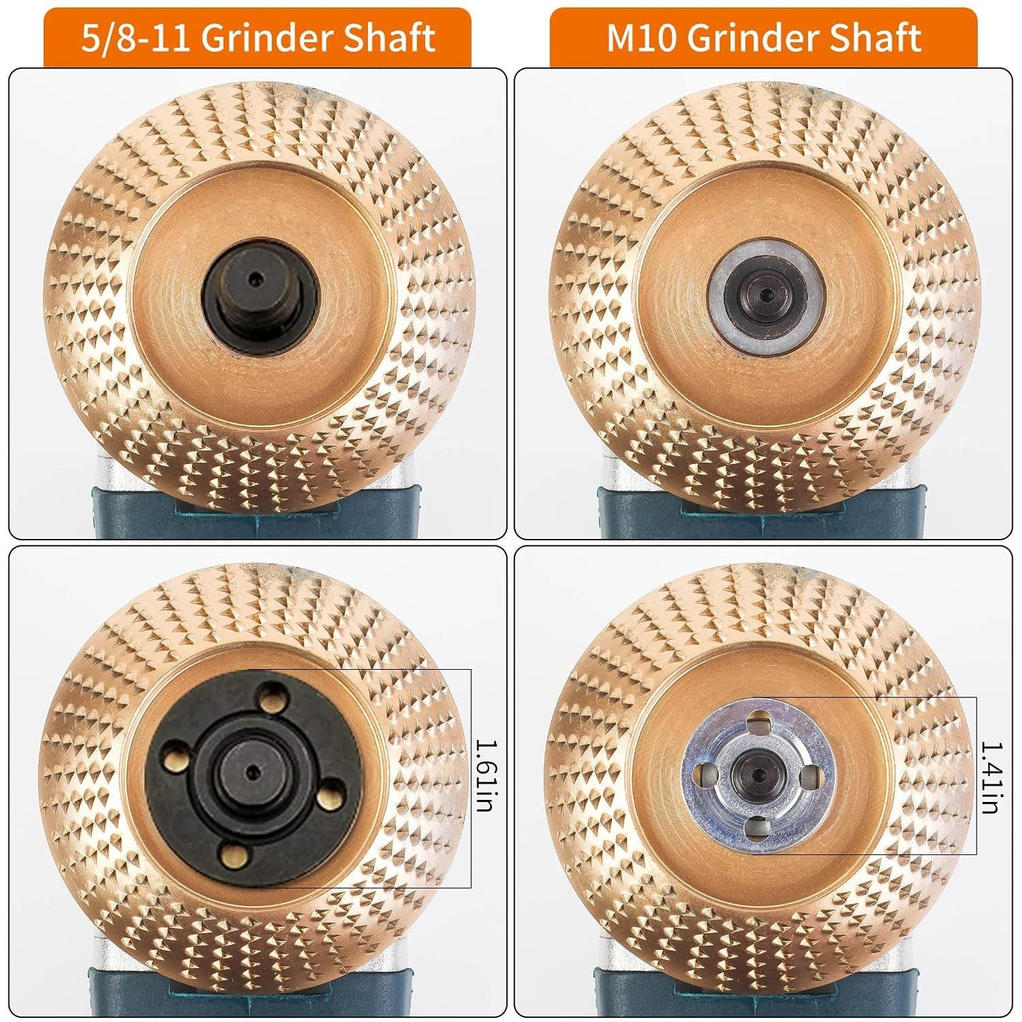 🔥 3PCS 4" Wood Carving Disc Set — The Ultimate Woodworking Game-Changer