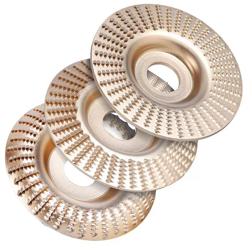 🔥 3PCS 4" Wood Carving Disc Set — The Ultimate Woodworking Game-Changer